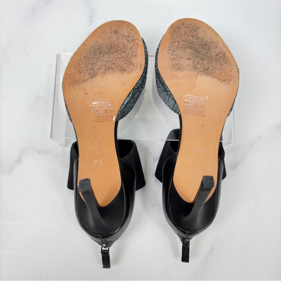 Elie Tahari Open Toe Strappy Indra High-Heel with Neoprene leather - Picture 9 of 15